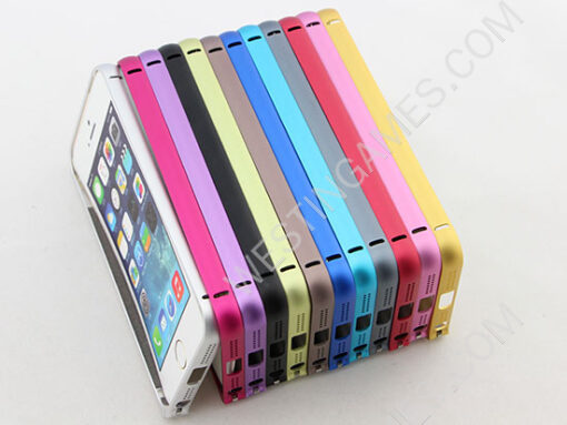 3D Arc Edge Ultra Thin Slim Aluminium Metal Bumper Frame Cover Case for iPhone 5 5S - Type A - Image 4