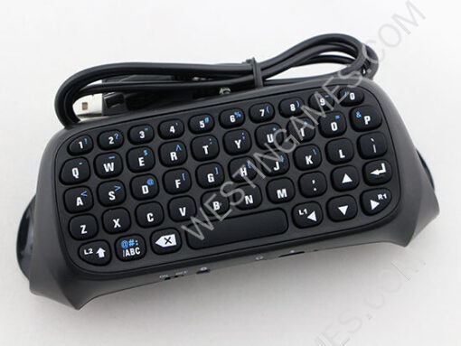 Wireless Bluetooth Keyboard for PS4 Slim Pro Dual Shock 4 Gaming Controller