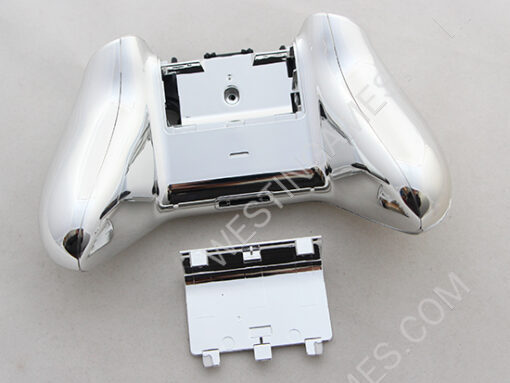 Full Mirror Chrome Housing Shell Case Replacement for XBOX ONE XB1 Wireless Controller - Silver - Image 4