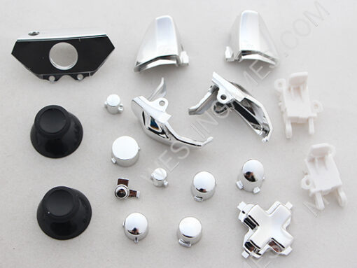 Full Mirror Chrome Housing Shell Case Replacement for XBOX ONE XB1 Wireless Controller - Silver - Image 8