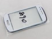Outer LCD Screen Lens Top Touch Glass Replace for Samsung Galaxy i8190 S3 Mini S III -White (OEM A+) 04