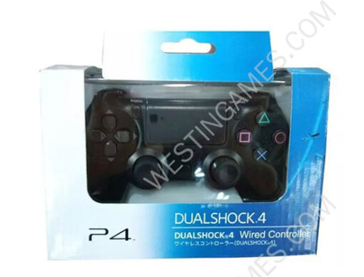 Perfect Version Wired Game Controller for Playstation 4 PS4 - Black