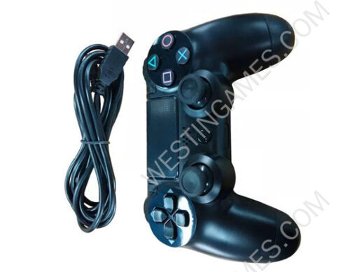 Perfect Version Wired Game Controller for Playstation 4 PS4 - Black - Image 3