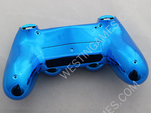 Mirror Chrome Housing Shell Case Replacement for PS4 Dualshock 4 Controller - Blue - Image 3