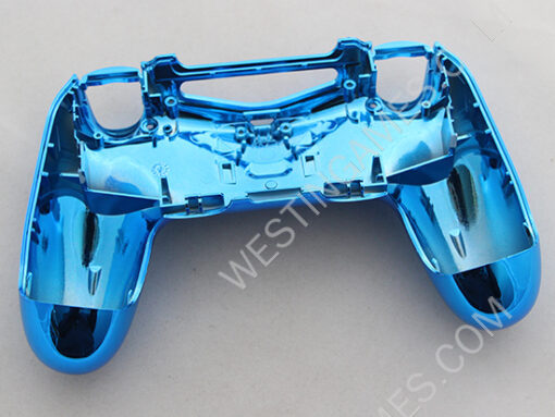 Mirror Chrome Housing Shell Case Replacement for PS4 Dualshock 4 Controller - Blue - Image 4