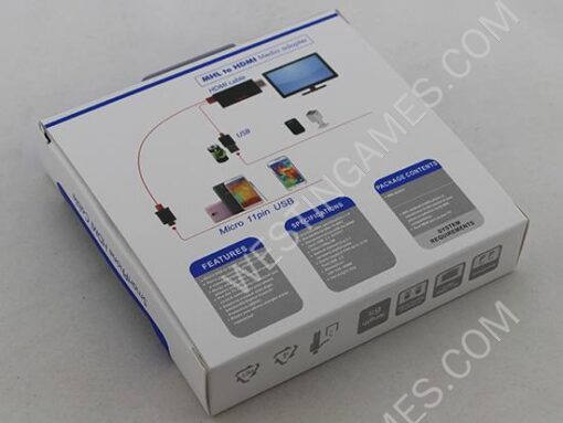 2M Micro USB to HDMI MHL Cable HDTV Adapter HD 1080P for Samsung Galaxy S3 S4/5 Note 2/3 and Tablet - Image 5