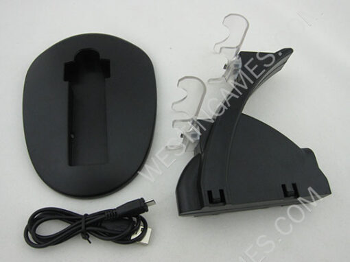 Mini Dual Controller Power Charging Stand For PS4 Dualshok 4 Wireless Controller - Black - Image 3