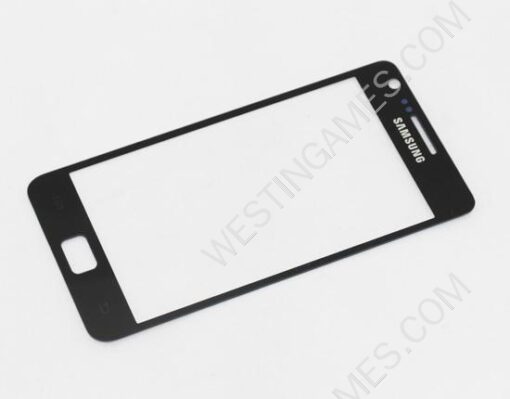 Outer LCD Screen Lens Top Touch Glass Replace for Samsung Galaxy S2 S II i9100 - Black (OEM A)