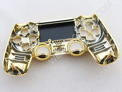 Mirror Chrome Housing Shell Case Replacement for PS4 Dualshock 4 Controller - Gold - Image 4