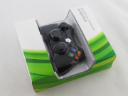 2-in-1 2.4g Wireless Controller with Receiver for XBOX 360 and PC Computer - Black
