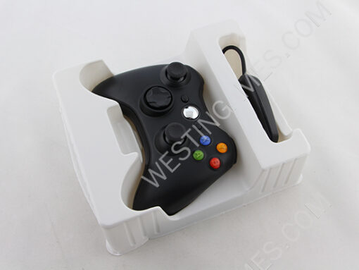 2-in-1 2.4g Wireless Controller with Receiver for XBOX 360 and PC Computer - Black - Image 4