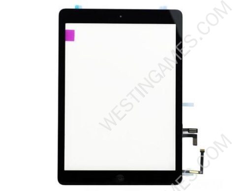 Original New Touch Screen Glass Digitizer Assembly with Home Button for iPad Air - Black (A)