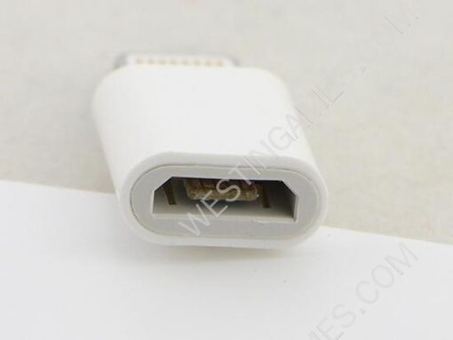 Micro USB to Lightning Charge and Data Adaptor Converter For iPhone 5 /5C /5S - White (OEM A) - Image 3