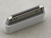 Micro to 30Pin Connector Cable-Free Adapter for iPhone 4/4S iPad2/3 -White (OEM A+) 03