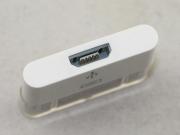 Micro to 30Pin Connector Cable-Free Adapter for iPhone 4/4S iPad2/3 -White (OEM A+) 04