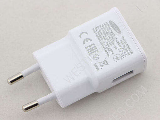 OEM 2A EU AC Adapter Wall Charger + USB Data Sync Cable for Samsung Galaxy N7100 S4 S5 - White (A+) - Image 3