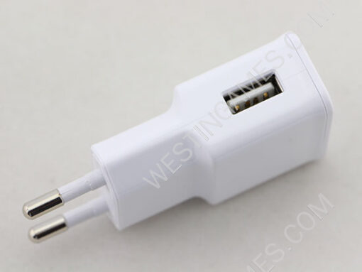 OEM 2A EU AC Adapter Wall Charger + USB Data Sync Cable for Samsung Galaxy N7100 S4 S5 - White (A+) - Image 4