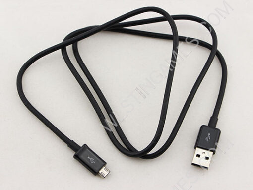 Oem USB 2.0 Data Sync Charging Cable For Samsung Galaxy S4 I9500 S3 NOTE 2 N7100 - Black (A+) - Image 2