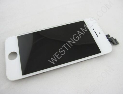Lcd Screen Display with Touch screen Digitizer Assembly for iPhone 5 5G - White (OEM)