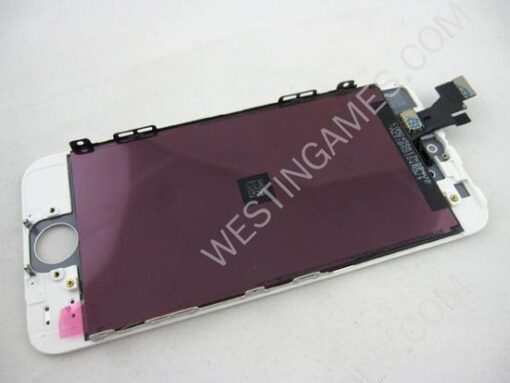Lcd Screen Display with Touch screen Digitizer Assembly for iPhone 5 5G - White (OEM) - Image 2