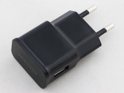 Original 2A EU AC Adapter Wall Charger + USB Data Sync Cable for Samsung Galaxy N7100 S4 S5 - Black 02