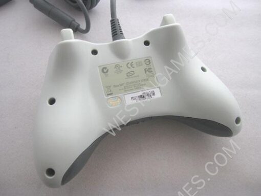 Wired Controller Gampad with Red Packing for XBOX 360 and Windows PC - White - Image 4