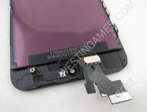 Front Lcd Screen Display with Touch Screen Digitizer Assembly for iPhone 5S - Black (OEM) - Image 3