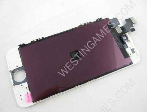 Lcd Screen Display with Touch screen Digitizer Assembly for iPhone 5 - White (Original) - Image 2