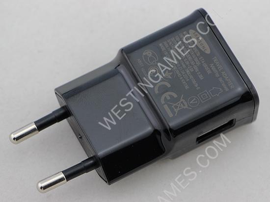 Original 1A EU AC Adapter Wall Travel Charger for Samsung Galaxy S3 i9300 S III - Black