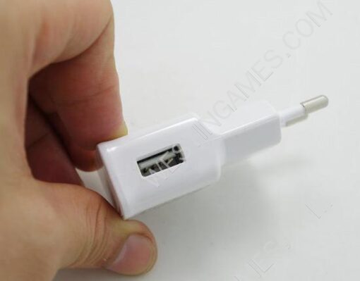 Original 2A EU AC Adapter Wall Travel Charger for Samsung Galaxy S5 NOTE III 3 - White - Image 3