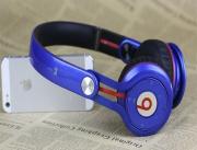 MIXR Bluetooh Wireless High Performance Headphones for Monster Beats By Dr Dre - Blue (A Grade)