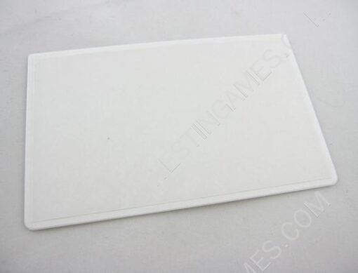 Replacement Top Surface Glass with Gasket Sticker for 3DS XL/LL - White - Image 2