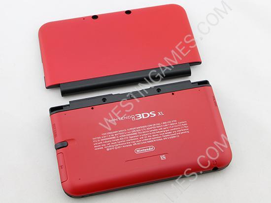 Original Housing Shell Case Replacement Part for Nintendo 3DS LL/XL - Red