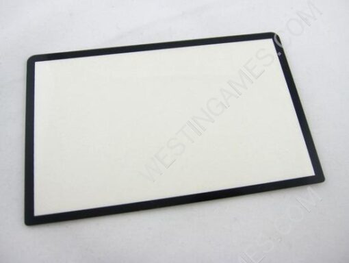Replacement Top Surface Glass with Gasket Sticker for 3DS XL/LL - Black - Image 2