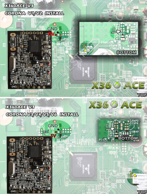 X360ACE V3 Glitcher Board RGH with 150MHZ Crystal Oscillator For XBOX360 Slim Corona and Falcon - Image 5