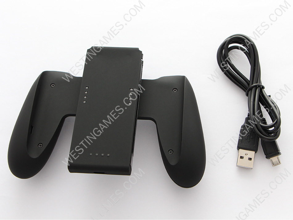 Charging Comfort Grip Stand for NS Switch Joy-con Controller - Black - Image 2