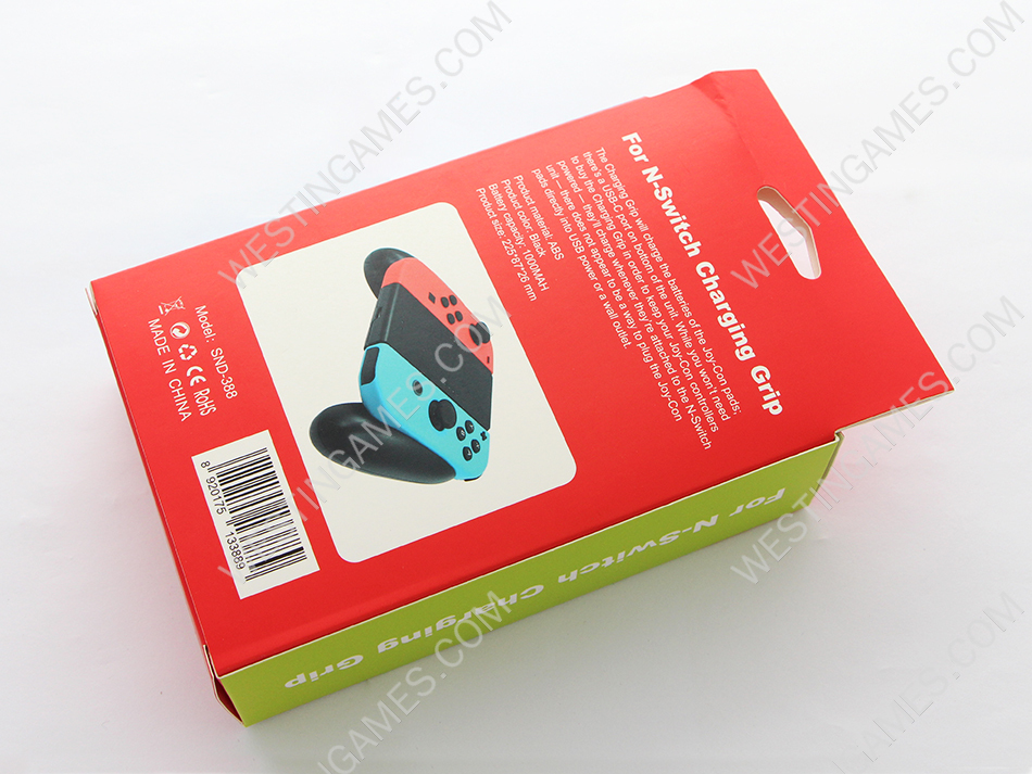Charging Comfort Grip Stand for NS Switch Joy-con Controller - Black - Image 10