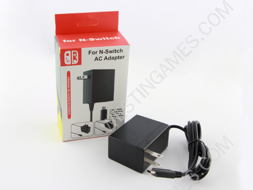 Power AC Adapter Type-C Quick Charger Cord 15V 1.5A/2.6A for NS Switch Console - US Plug