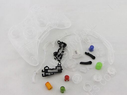 Replacement Housing Shell Case Transparent Clear for XBOX360 Wireless Controller - Image 5