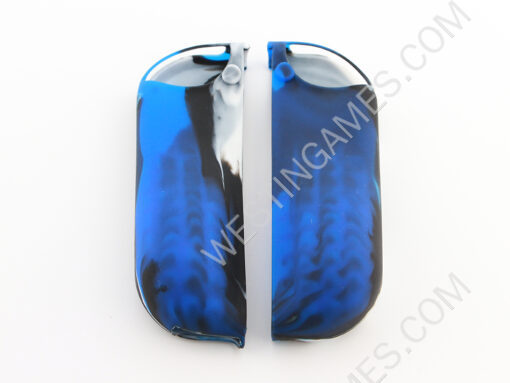 Protective Anti-Slip Soft Camo Silicone Skin Case Set for NS switch Joy-Con Controller - Blue - Image 2