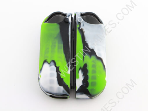 Protective Anti-Slip Soft Camo Silicone Skin Case Set for NS switch Joy-Con Controller - Green - Image 4