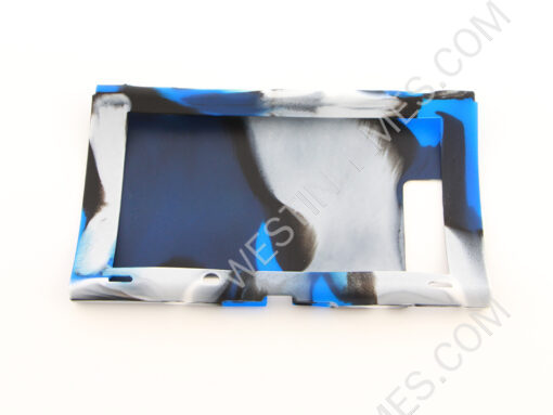 Complete Protective Anti-Slip Soft Camo Silicone Skin Case Set for NS Switch Console - Blue - Image 3