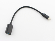 Matte Male to Female OTG Host USB TYPE-C 3.0 Converter Adapter Kit Cable - Black