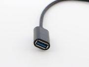 Matte Male to Female OTG Host USB TYPE-C 3.0 Converter Adapter Kit Cable - Black 02