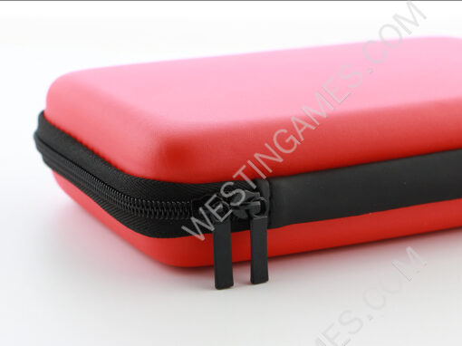 Protecting Hard Pouch Bag Carry Case for New 2DS LL/XL - Red - Image 5