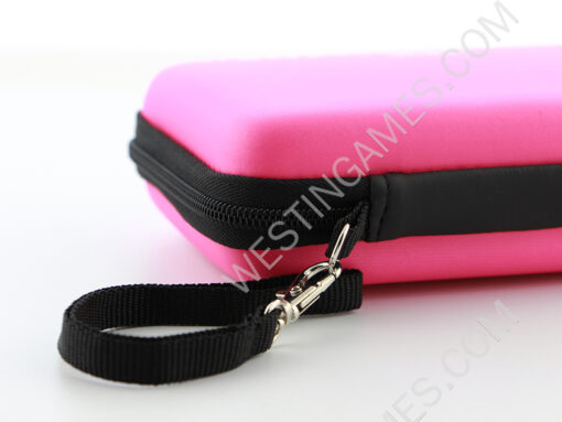 Protecting Hard Pouch Bag Carry Case for New 2DS LL/XL - Pink - Image 6