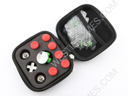 31Pcs Metal Swap Thumsticks Grip D-Pad and ABXY Button Set for all PS4 Controller - Red - Image 8