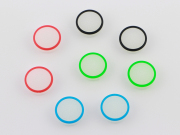 New Silicon Pimple Thumb Grip Analog Stick Cover Caps Dual Color for NS Switch - White