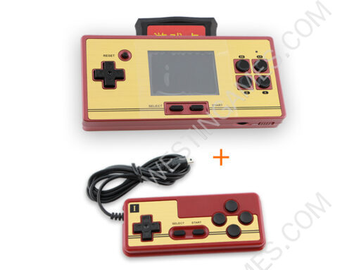 2.6 ”Inch Screen Retro Handheld Game FC Classic Console Portatile Vintage - Two Player - Image 2