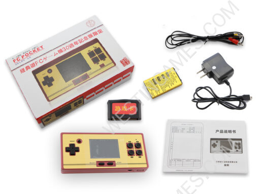 2.6 ”Inch Screen Retro Handheld Game FC Classic Console Portatile Vintage - Two Player - Image 9